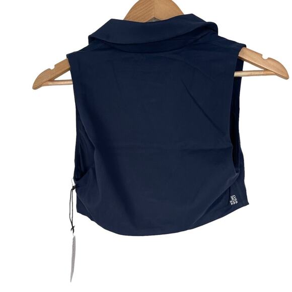 WeWoreWhat Polo Bra Crop Top Blue Medium NWT - Picture 8 of 12